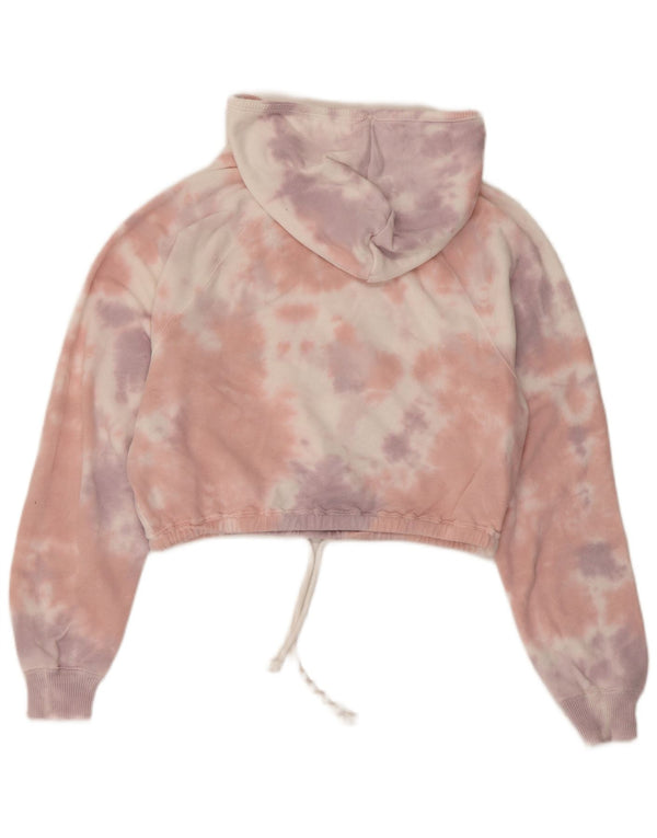 Jumper Hollister Crop Oversized Hoodie pentru femei UK 6 XS Multicolor Tie Dye