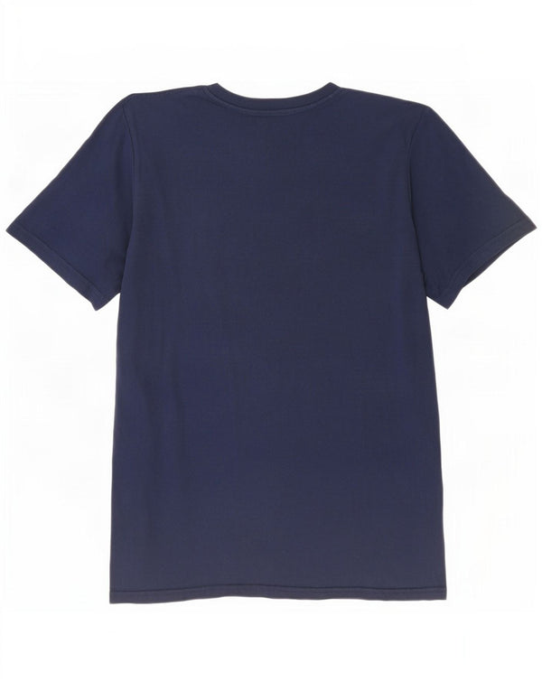 Tricou cu grafic pentru bărbați Ellesse Top mare din bumbac cu dungi bleumarin