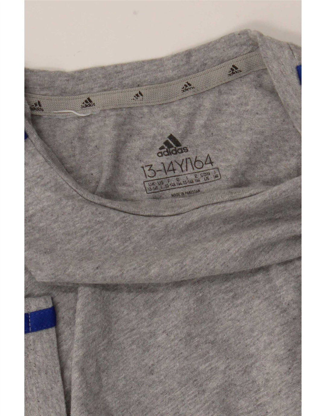 Tricou Băieți Adidas Top 13-14 Ani Gri