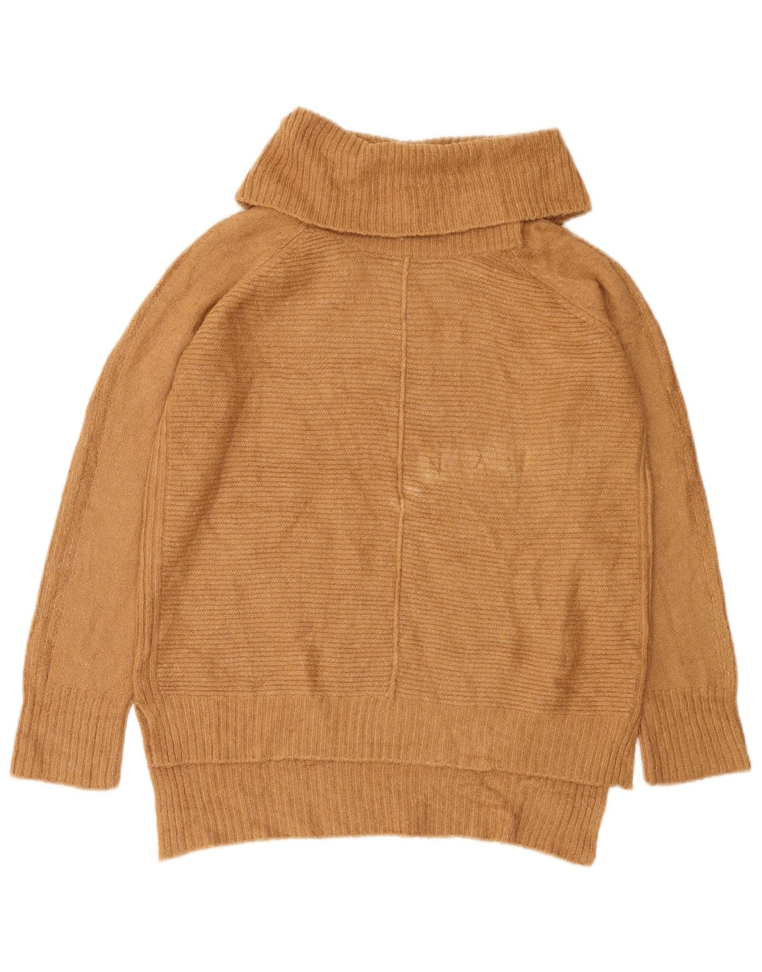 Pulover pentru femei Oasis, supradimensionat, cu gât rulat, UK 10 Mic Bej Acrilic
