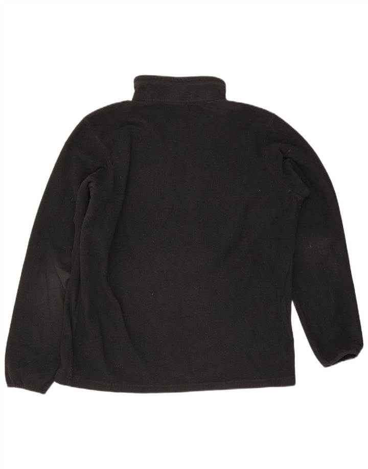 Pulover din lână Columbia, cu fermoar, pentru bărbați, negru, poliester