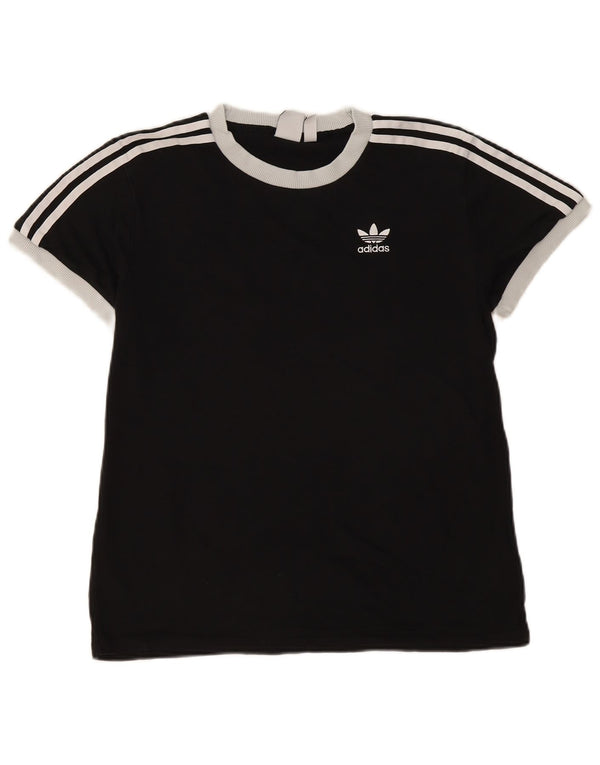 Tricou supradimensionat pentru femei Adidas UK 6 XS bumbac negru