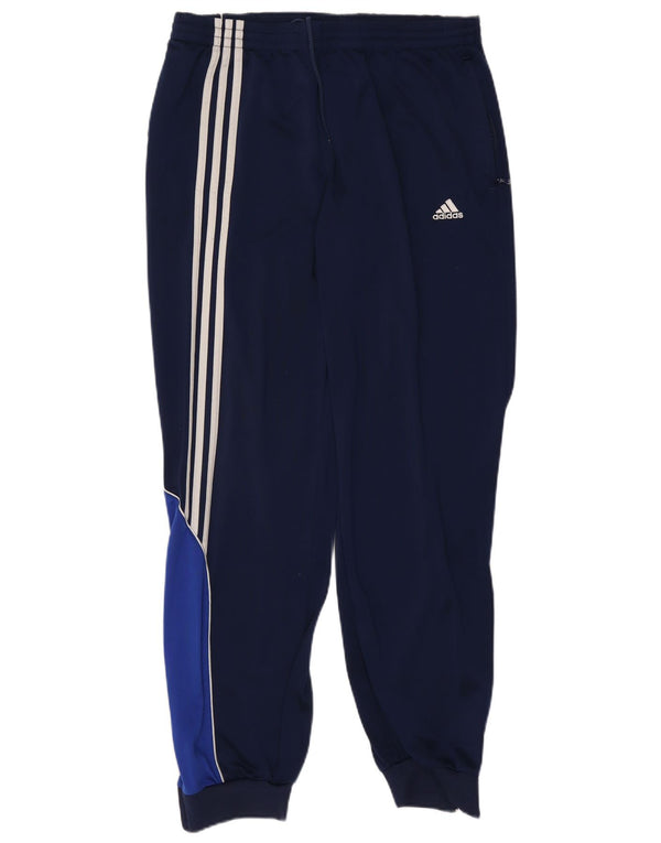Pantaloni de trening pentru bărbați Adidas Pantaloni de jogging Marea Britanie 48/50 XL Bleumarin Colorblock