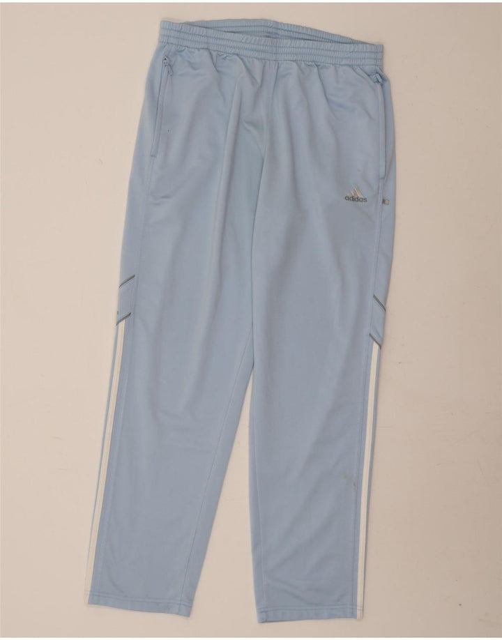 Pantaloni de trening Adidas pentru bărbați, poliester albastru mediu