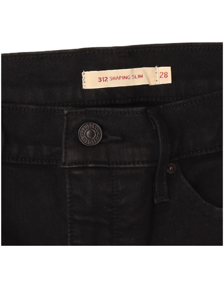 Blugi Levi's 312 Shaping Slim W28 L32 bumbac negru