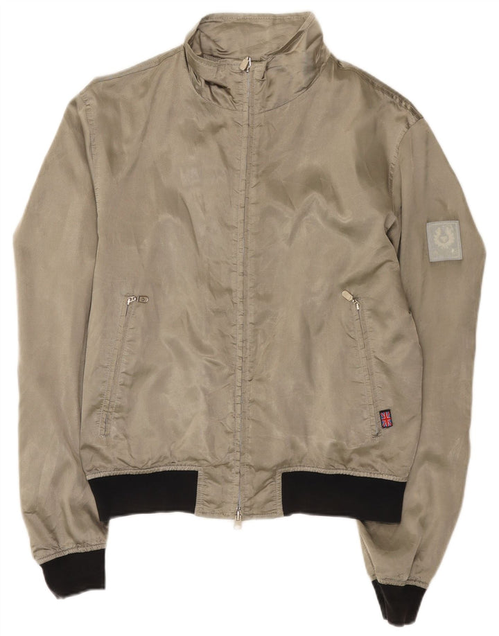 Jachetă bomber pentru femei Belstaff UK 14, gri mediu, nailon color bloc