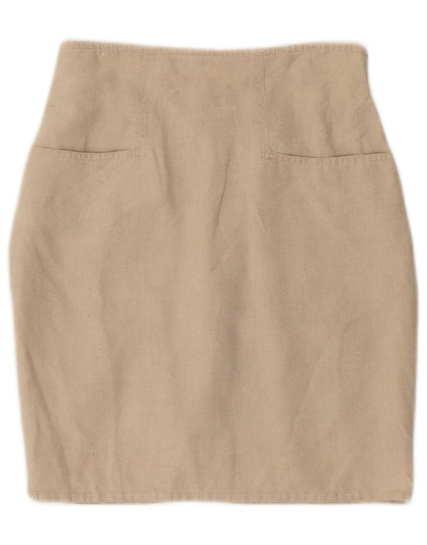 Max Mara Fusta Mini Femei W24 XS Bej In