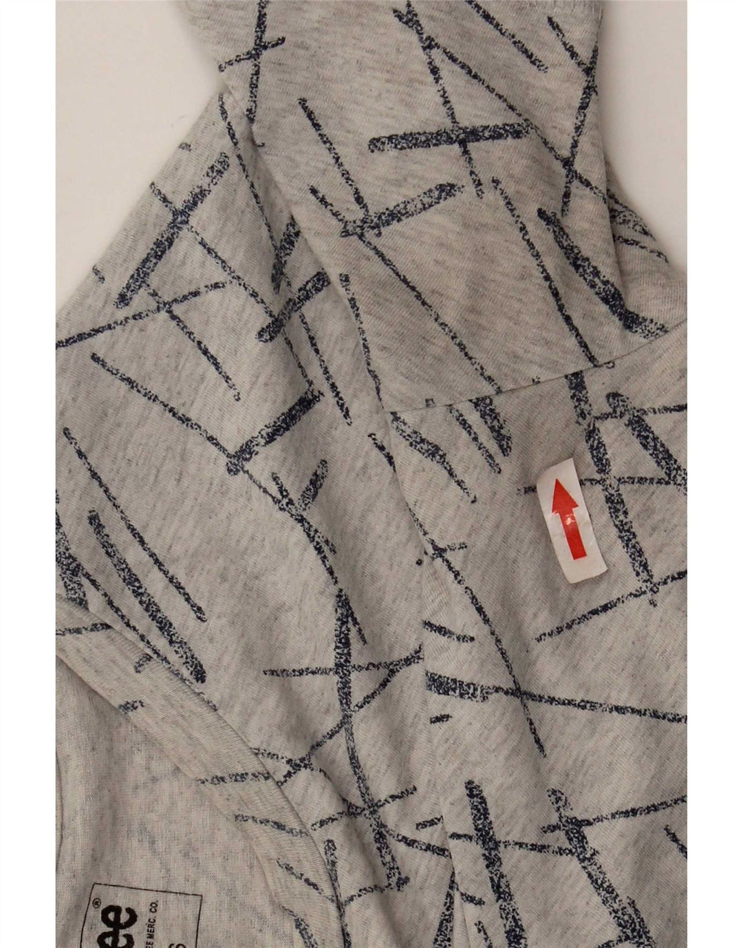 Tricou pentru bărbați Lee Top mic din bumbac cu dungi gri