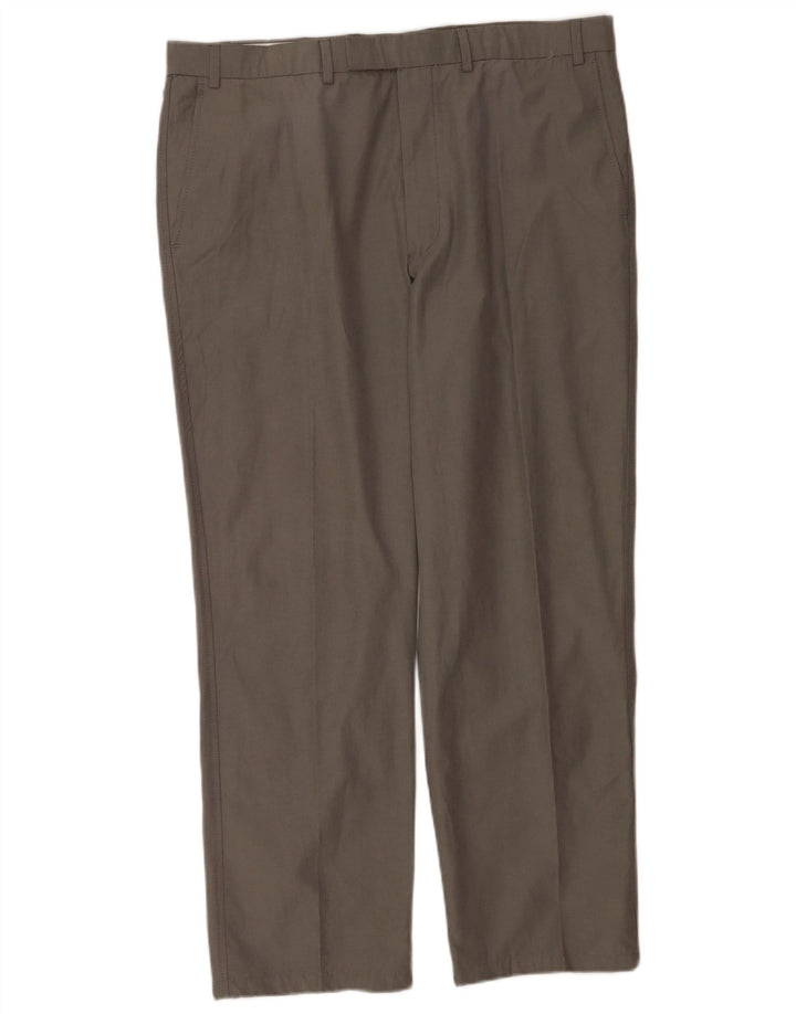 Marks & Spencer Pantaloni drepți pentru bărbați L38 L29 bumbac gri