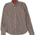 Cămașă pentru bărbați Superdry 2XL, bumbac cu dungi gri