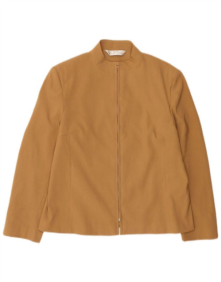 Jachetă blazer pentru femei Modern Classics UK 16, mare, bej, poliester