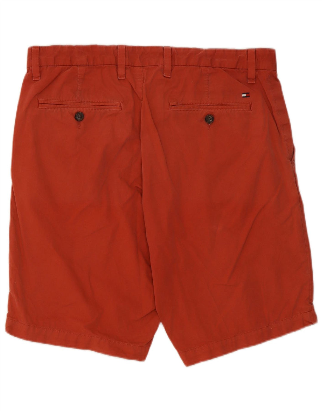 Pantaloni scurți chino Tommy Hilfiger pentru bărbați W33, bumbac roșu mediu