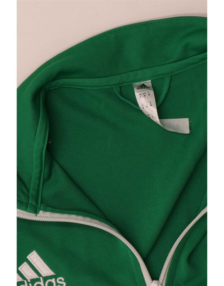 Jachetă de trening pentru bărbați Adidas Aeroready, poliester verde mediu