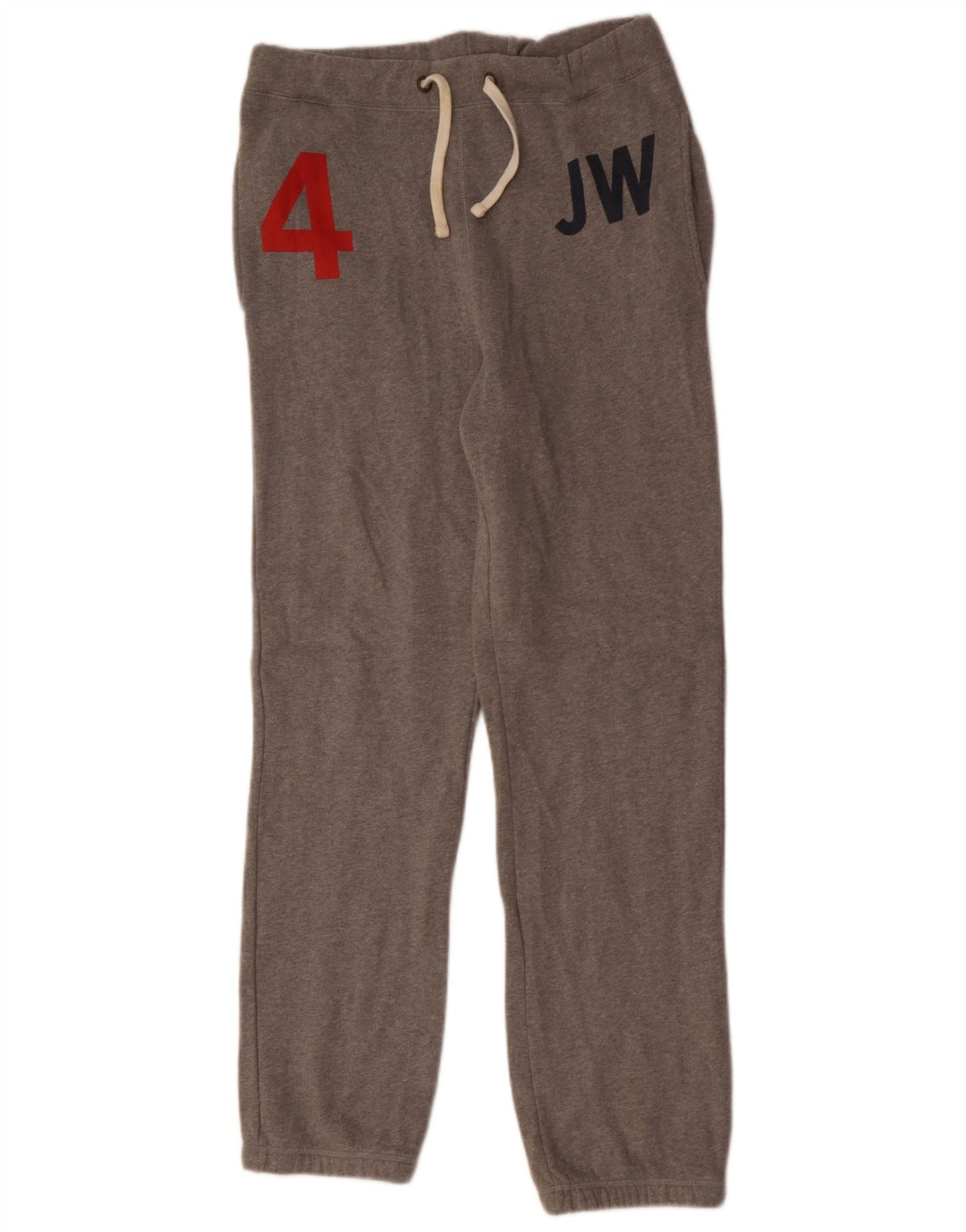 JACK WILLS Pantaloni de trening grafic pentru bărbați Pantaloni de jogging Bumbac gri mic