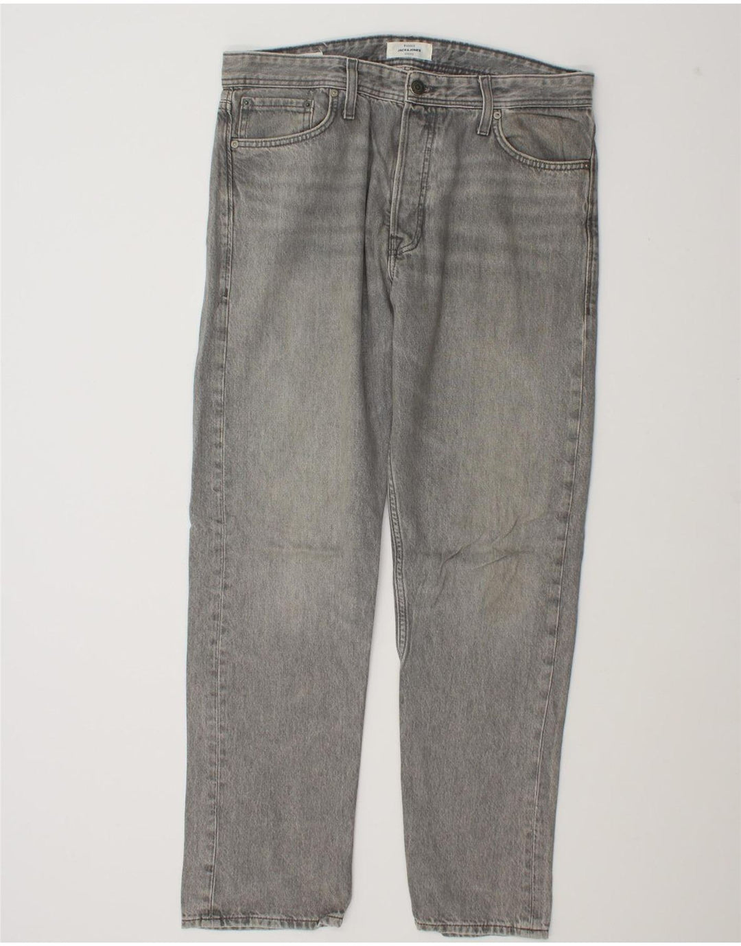 Blugi Jack & Jones GLENN Slim pentru bărbați W32 L32 bumbac gri