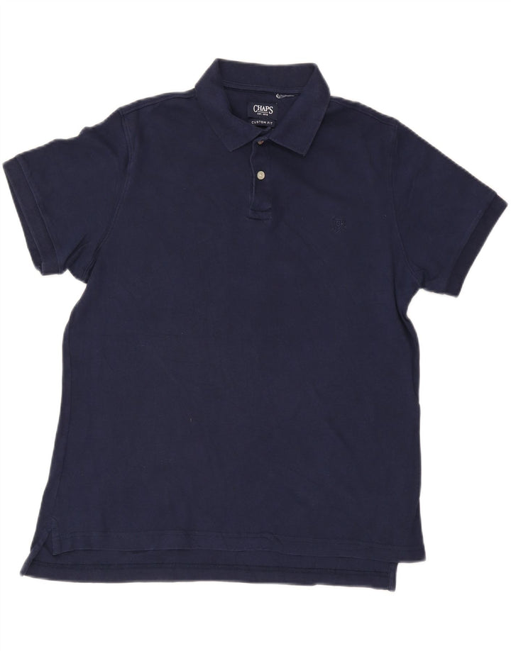 Cămașă polo personalizată pentru bărbați CHAPS, albastru bleumarin mediu