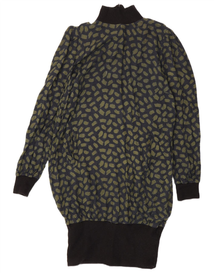 AVEDON Rochie pulover cu mânecă lungă cu model abstract pentru femei IT 48 XL bleumarin