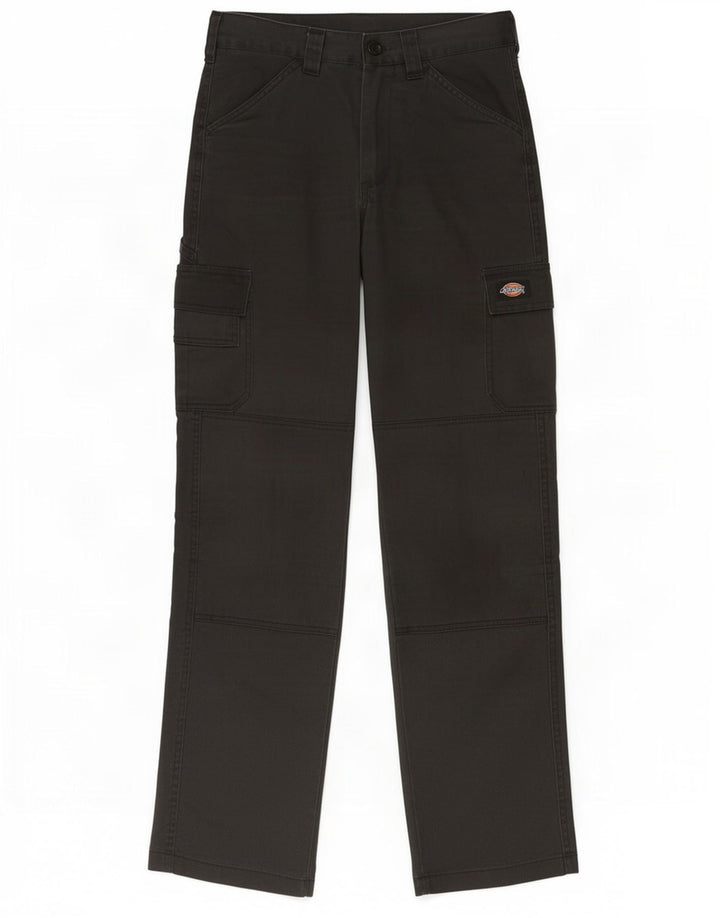 Pantaloni cargo dritti pentru bărbați Dickies W26 L30 poliester negru
