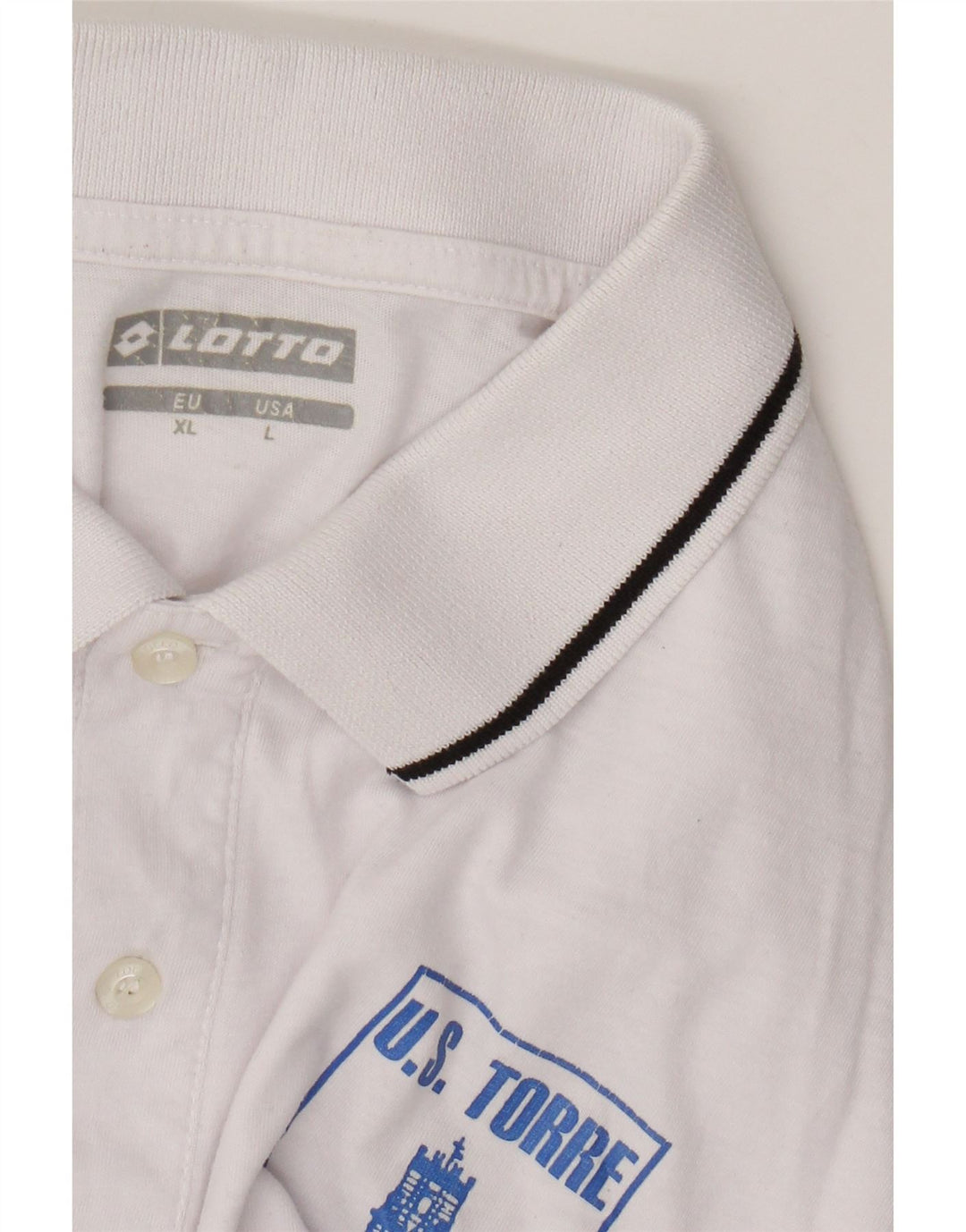 Tricou polo pentru bărbați Lotto XL alb