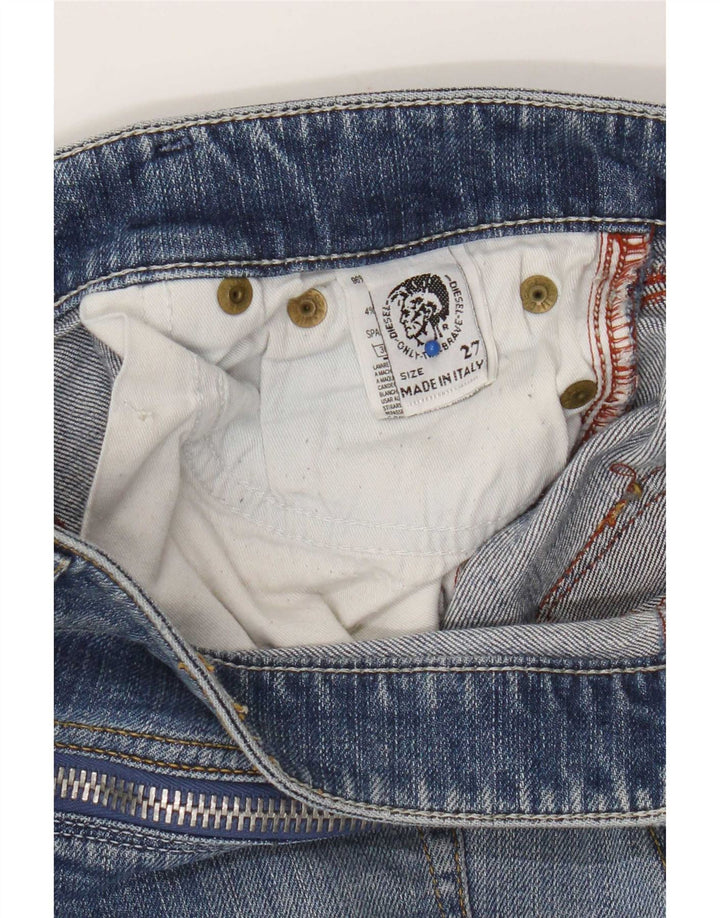 Blugi slim pentru femei Distressed Diesel W27 L31 Bumbac albastru
