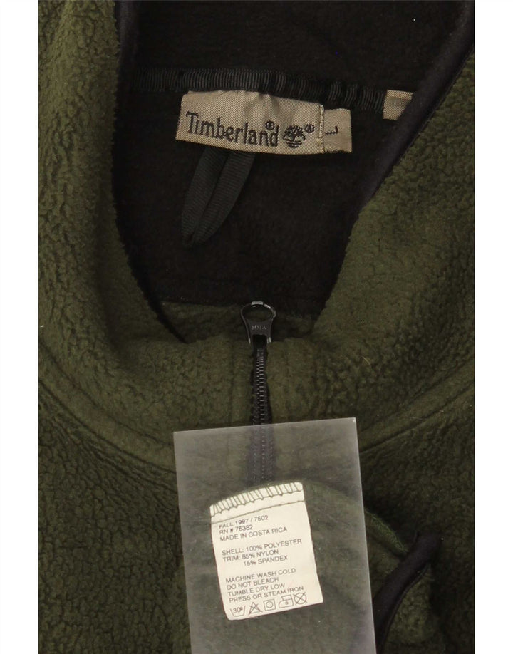 Jachetă polară pentru bărbați Timberland UK 40 Poliester verde mare