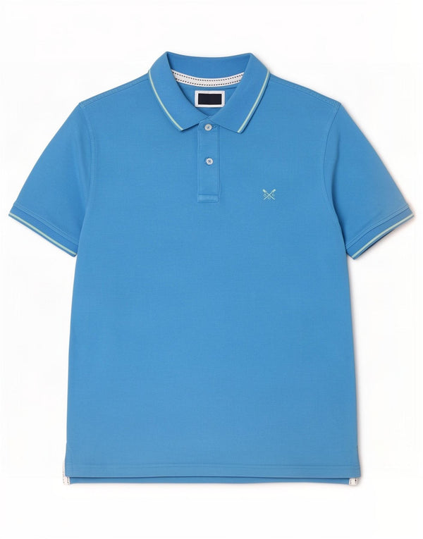 Crew Clothing Tricou polo pentru bărbați XL Bumbac albastru