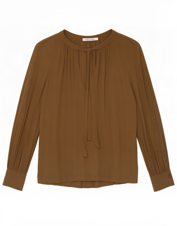 Bluză supradimensionată pentru femei Zara UK 10 Small Green Viscose