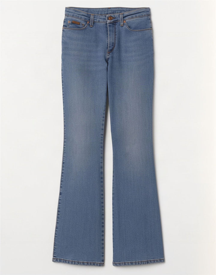 Blugi pentru femei Wrangler Bootcut Regular W30 L32 Bumbac albastru