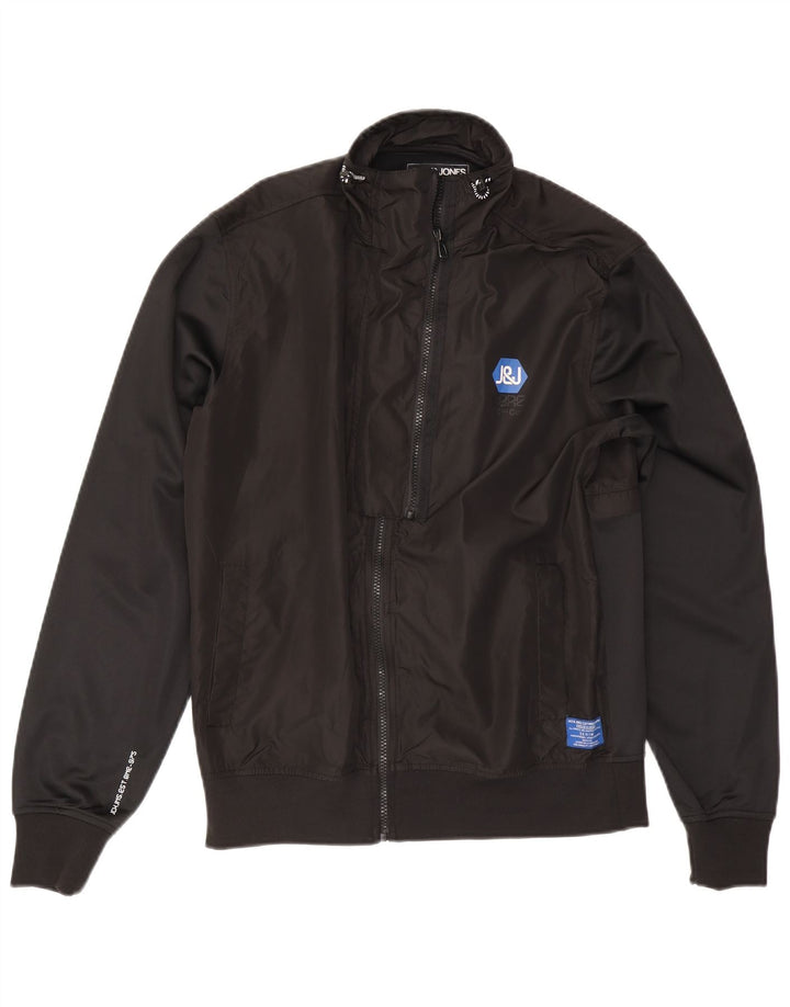 Jack & Jones Bomber Jacket pentru bărbați UK 40 Poliester negru mare