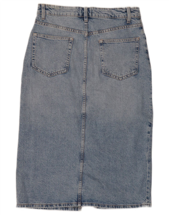 Fusta de blugi pentru femei Zara Medium W28 Albastru
