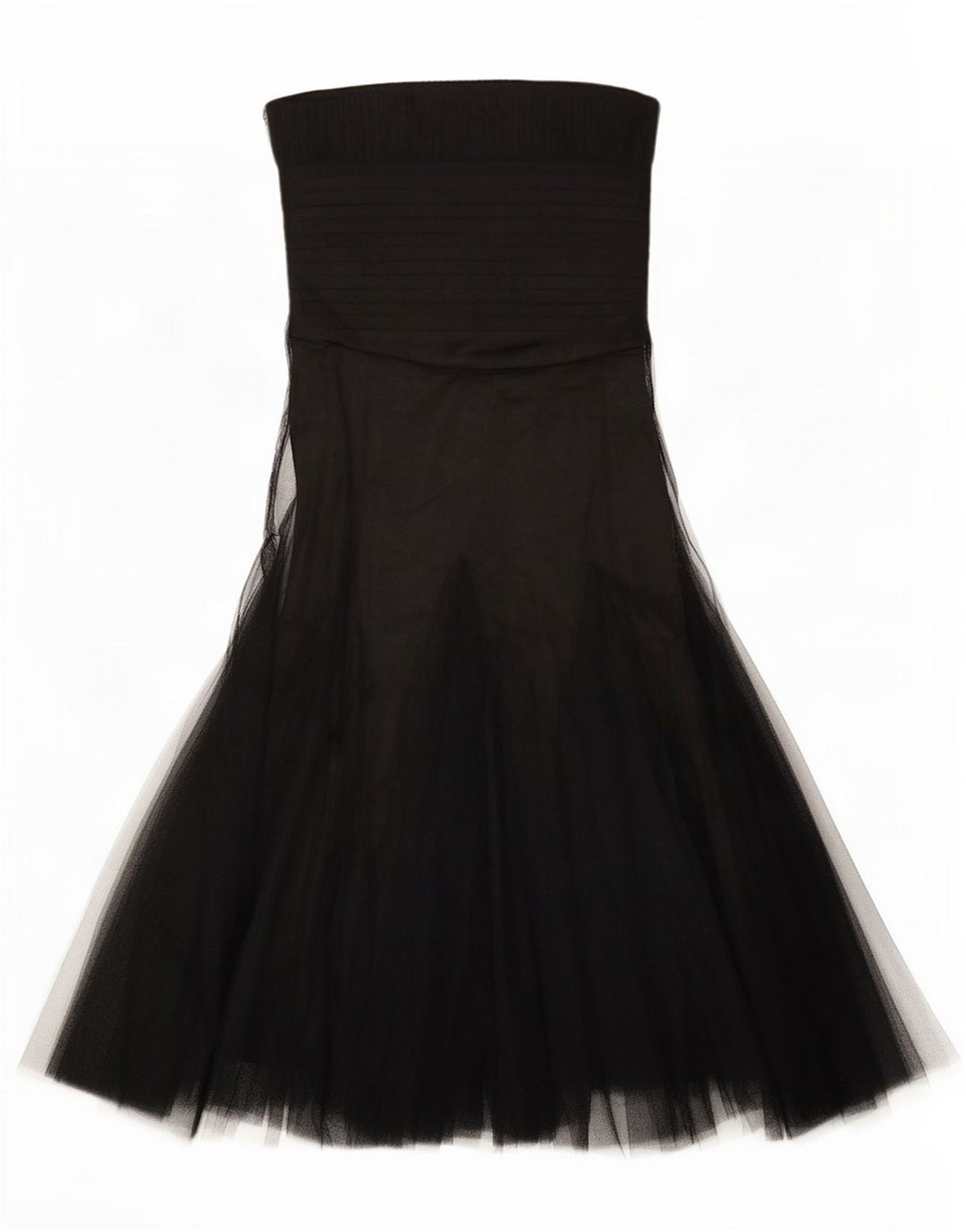 Rochie supradimensionată pentru femei Monsoon, fără bretele, UK 8, poliester negru mic