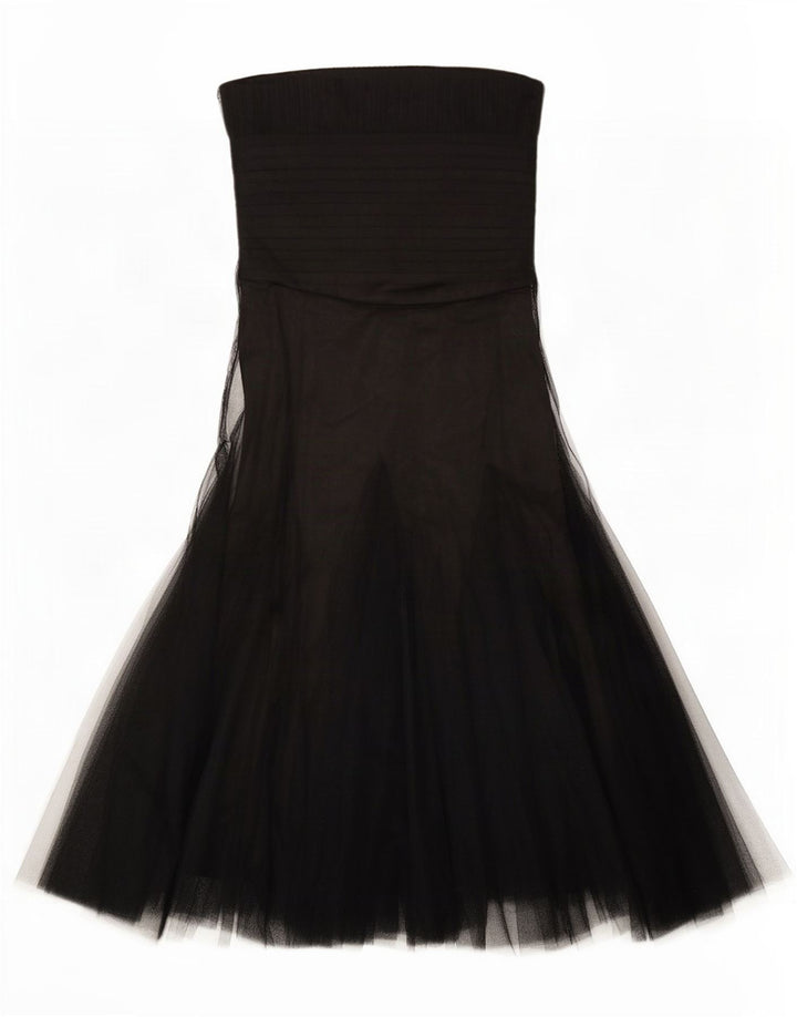 Rochie supradimensionată pentru femei Monsoon, fără bretele, UK 8, poliester negru mic