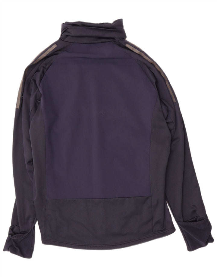 Adidas pentru bărbați Manchester United Graphic Top cu mânecă lungă, mediu bleumarin