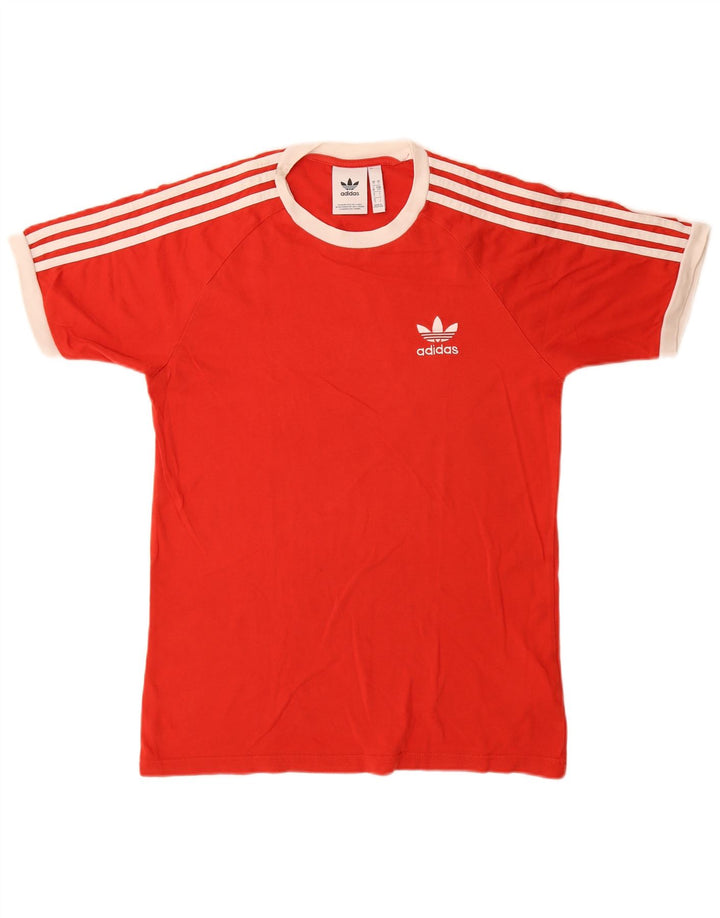 Tricou pentru bărbați Adidas Top mic, roșu, bumbac