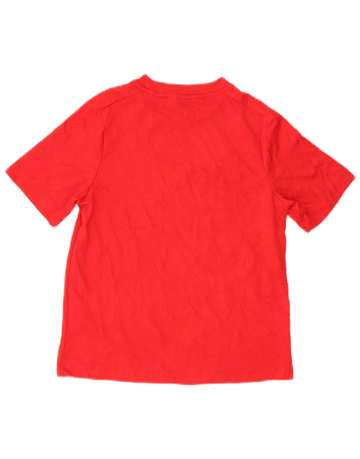 Tricou grafic Nike Dri Fit pentru băieți Top 10-11 ani Poliester roșu mediu