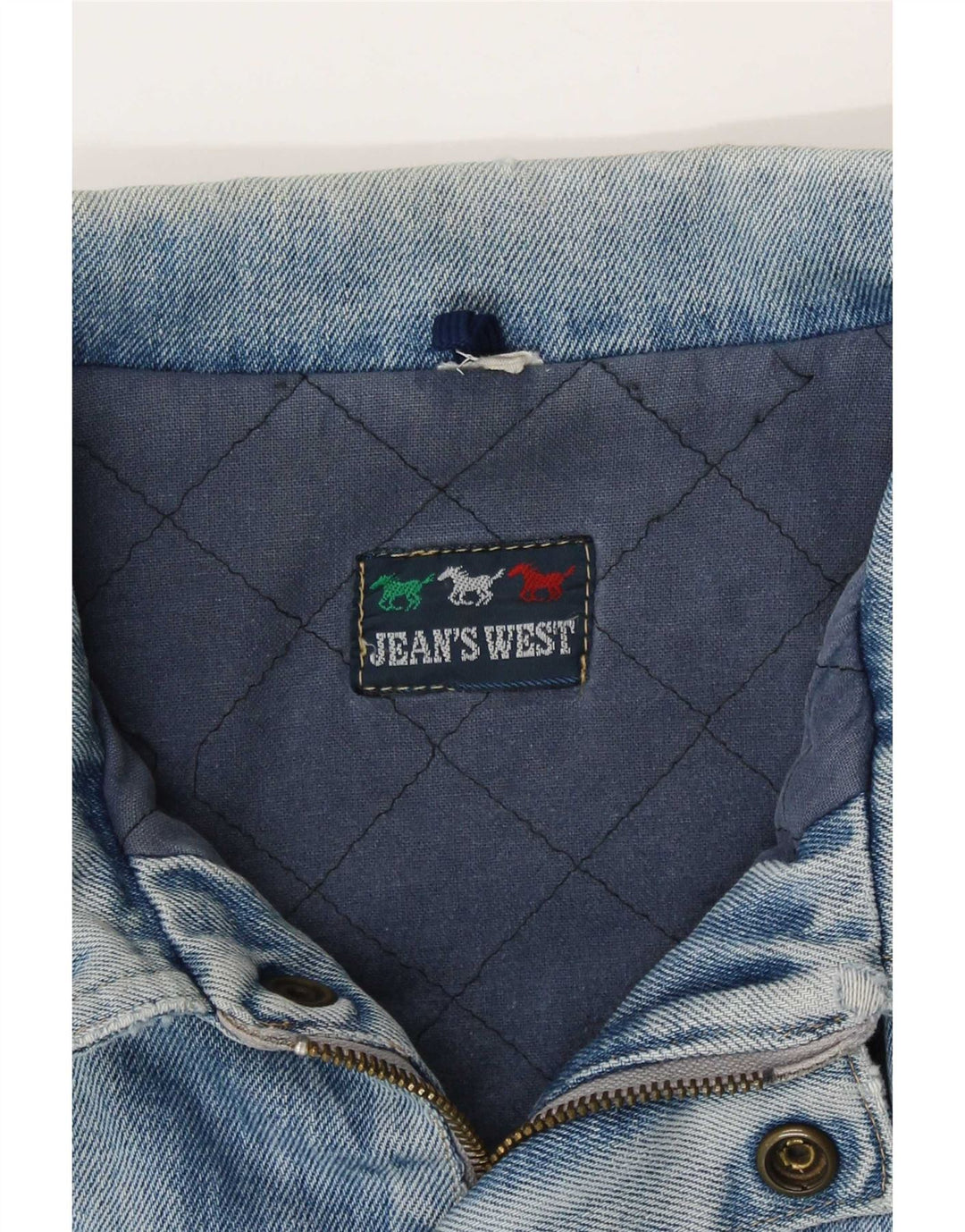 Jachetă de blugi pentru bărbați Jean's West UK 38 Medium Blue