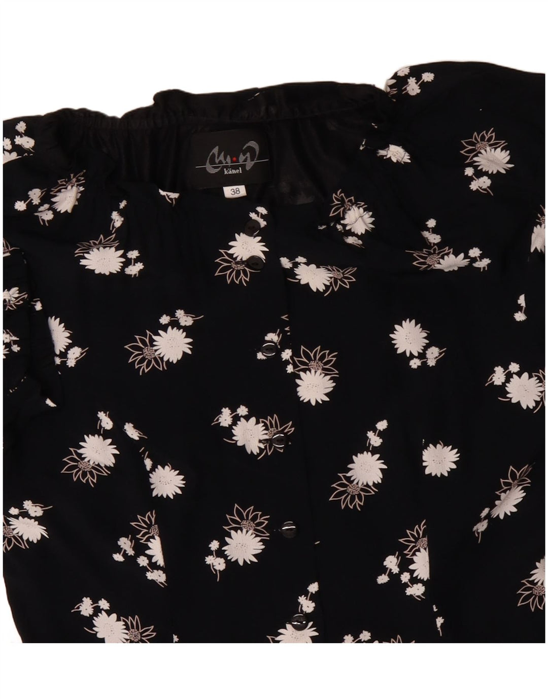 VINTAGE Rochie Femei Peplum EU 38 Mediu Bleumarin Viscoză Florală