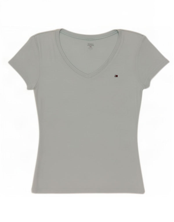 Tricou Tommy Hilfiger pentru femei Top UK 12 Medium Blue