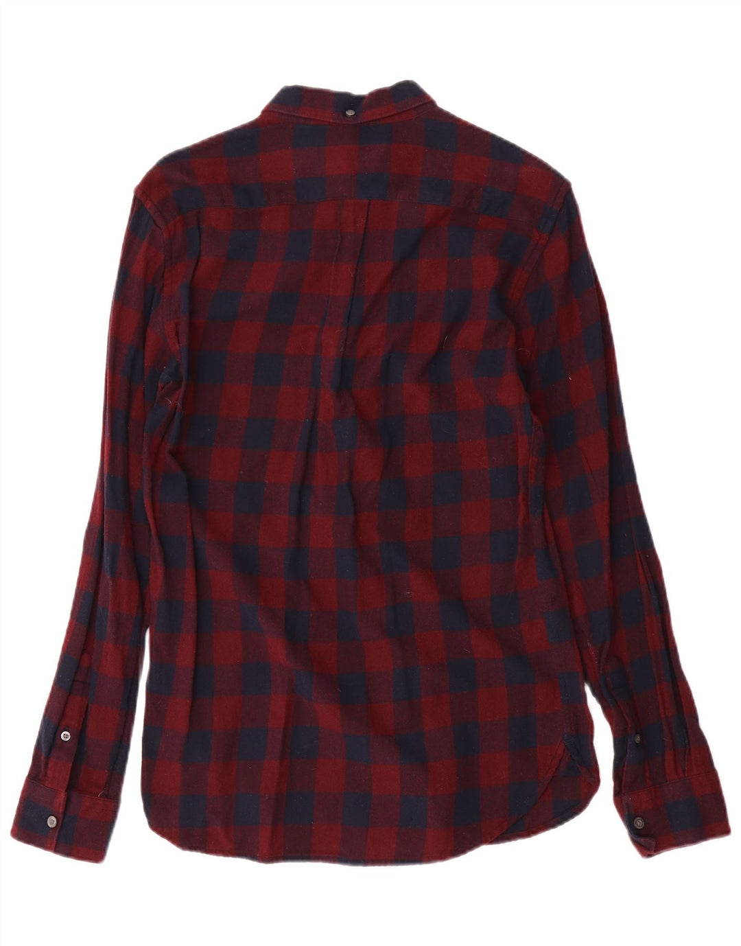 Cămașă de flanel pentru bărbați de la French Connection, bumbac roșu Gingham