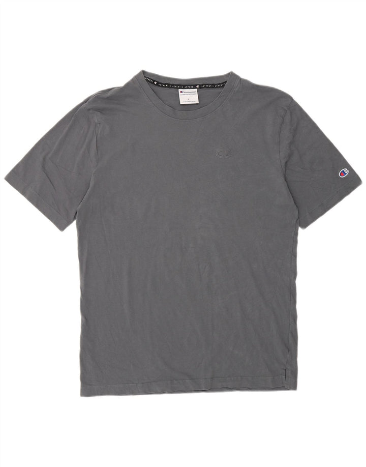 Tricou obișnuit pentru bărbați Champion Top mare din bumbac gri