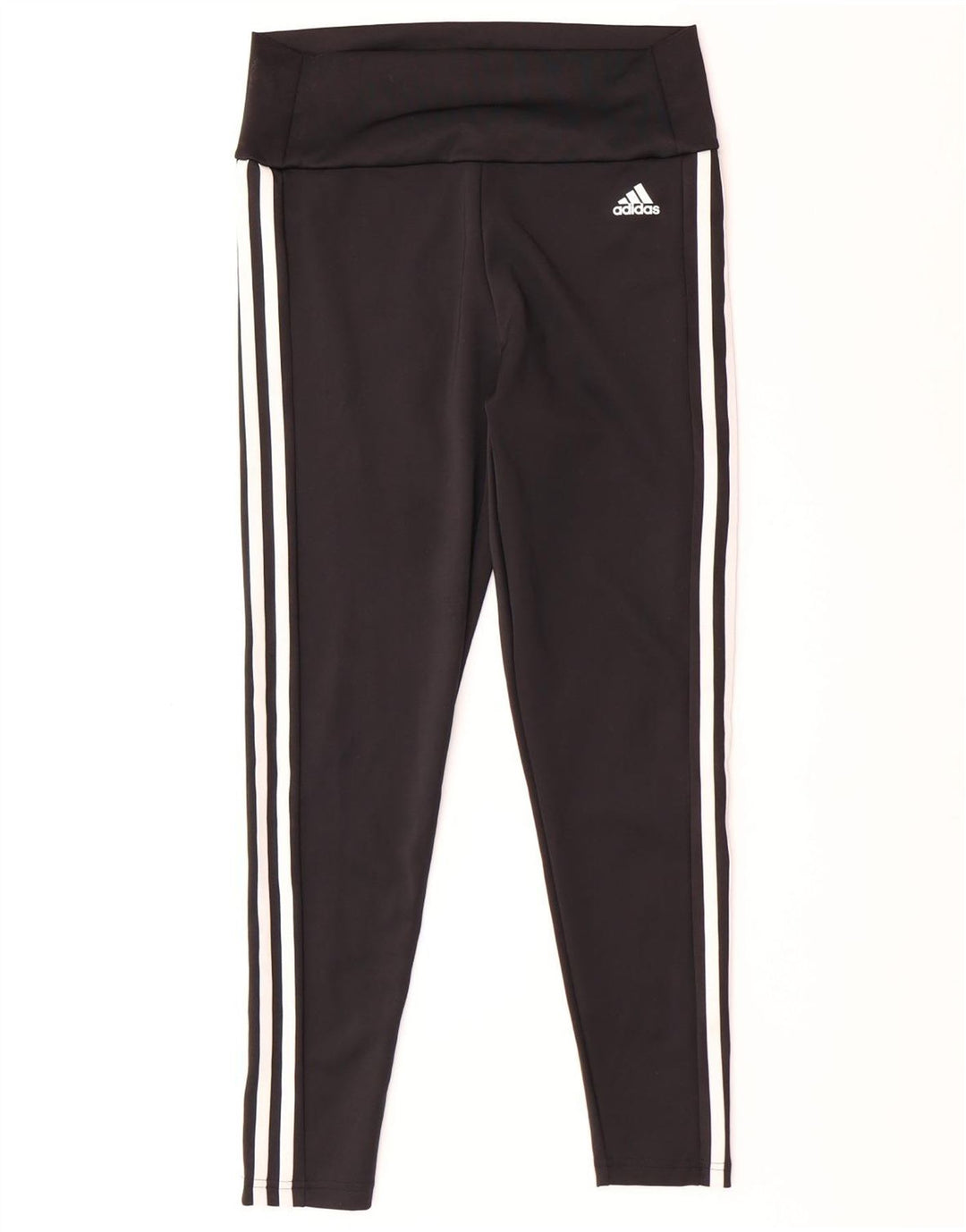 ADIDAS Womens Aeroready Leggings UK 12/14 Medium  Black Polyester