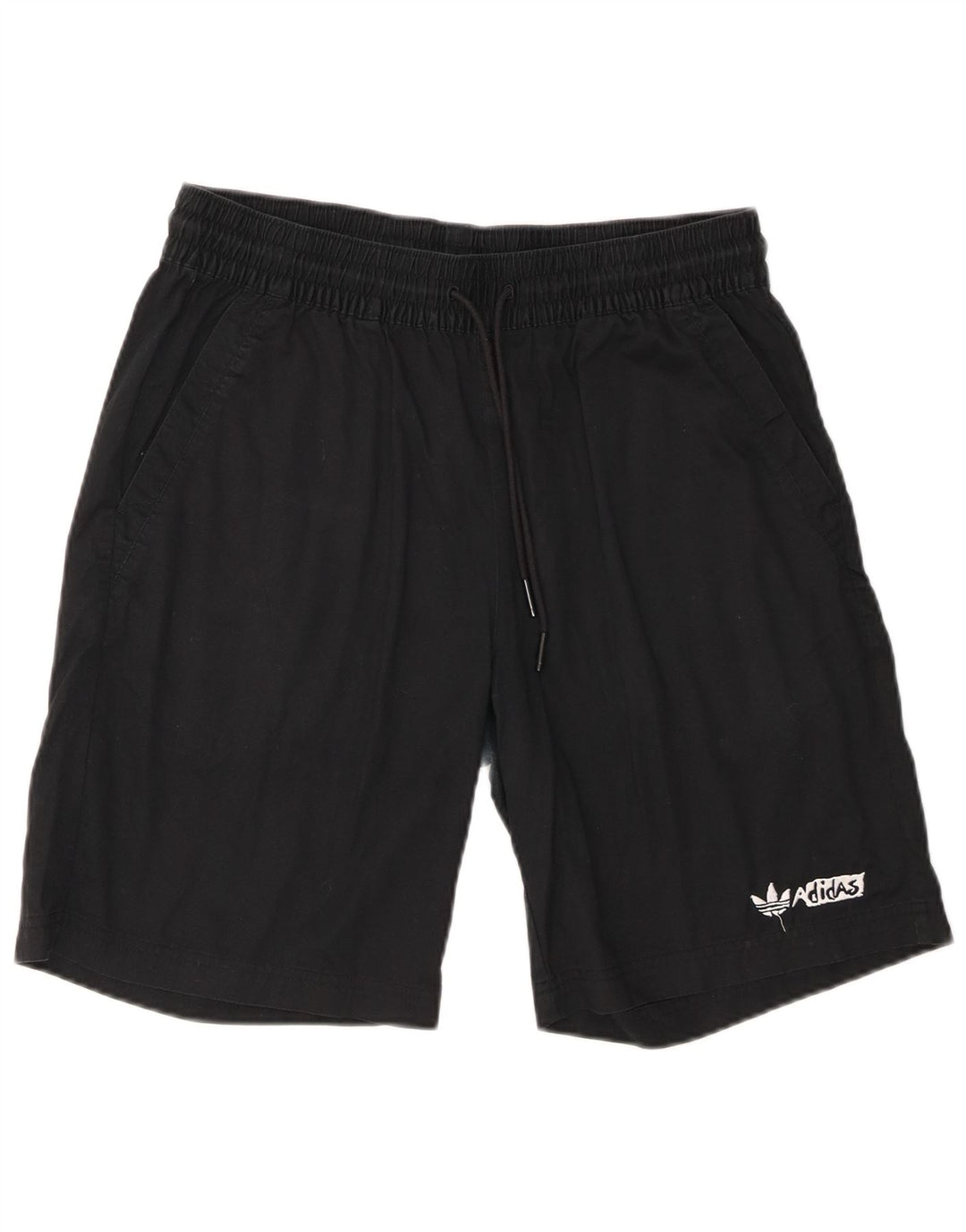 Pantaloni scurți chino pentru bărbați Adidas Medium W30, bumbac negru