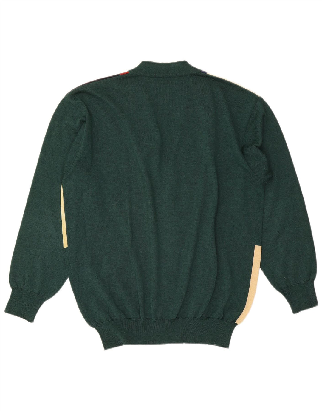 Pulover cardigan pentru bărbați Marz IT 52 Lână mare, verde, color bloc