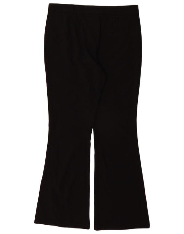 Pantaloni de costum pentru femei Marks & Spencer Flare UK 12 Medium W30 L31 Negru