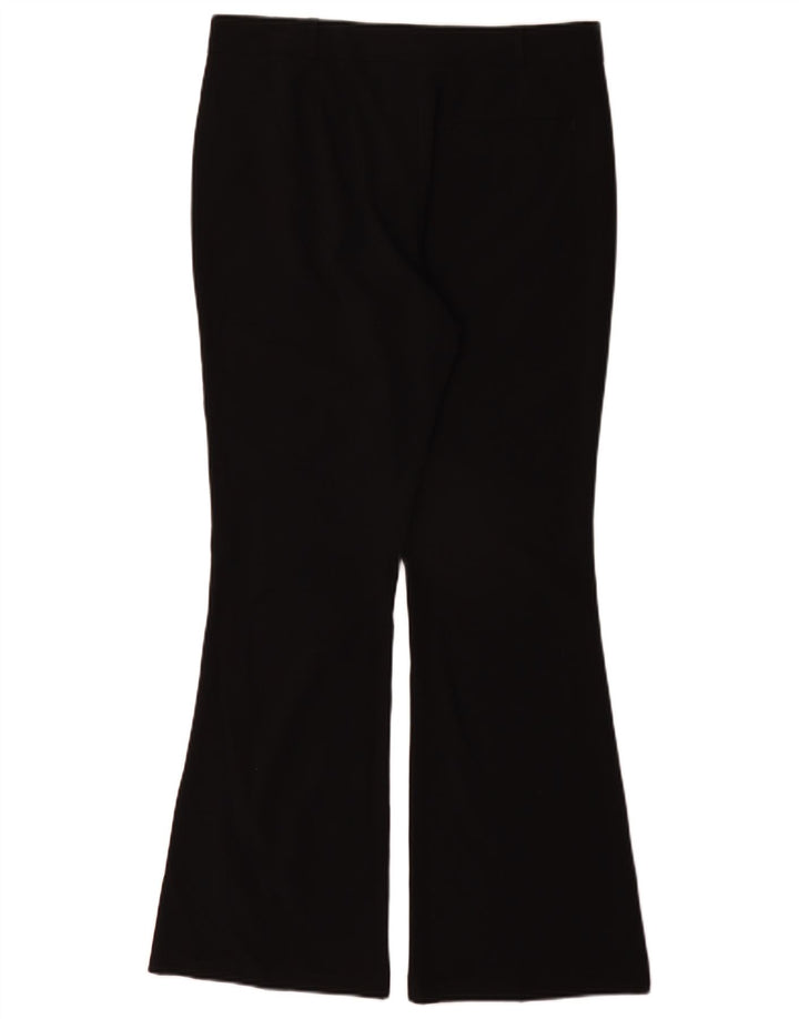 Pantaloni de costum pentru femei Marks & Spencer Flare UK 12 Medium W30 L31 Negru