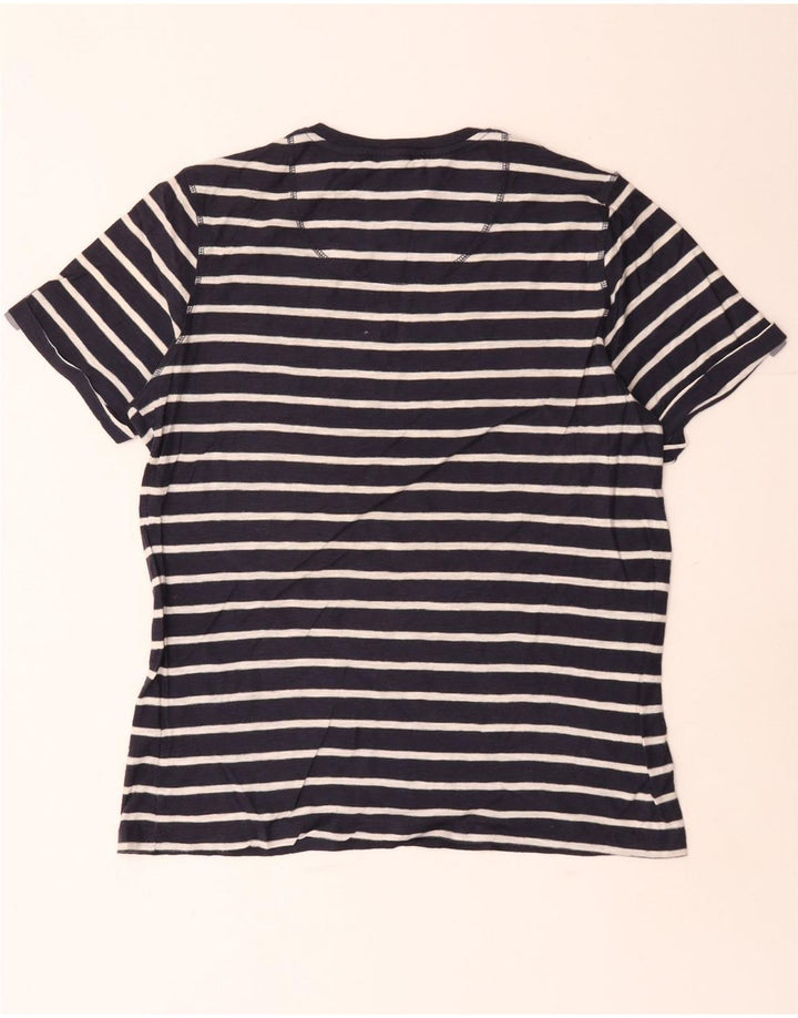 Tricou Jack & Jones pentru bărbați Top mare bleumarin cu dungi