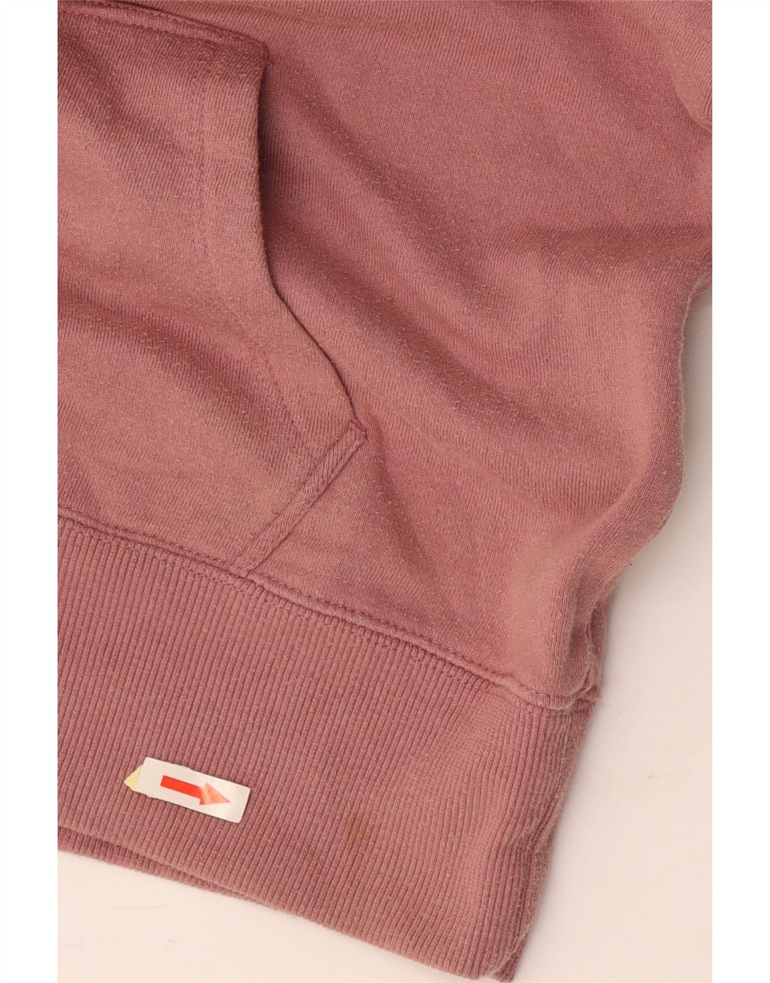 VOLCOM Pulover cu glugă cu grafic pentru femei UK 14 Roz mediu
