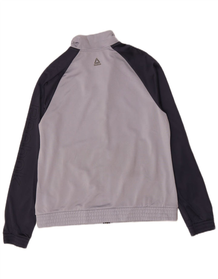 Jachetă de trening pentru femei Reebok Marea Britanie 16/18, mare, albastru bleumarin