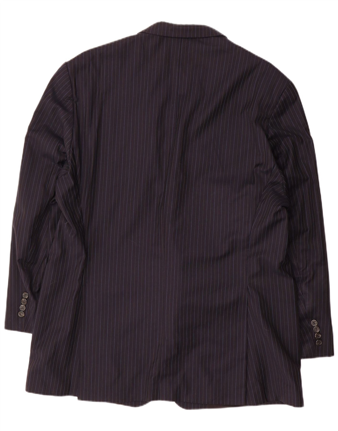 Jachetă RALPH LAUREN pentru bărbați, cu 2 nasturi, IT 52 XL, lână cu dungi, albastru bleumarin