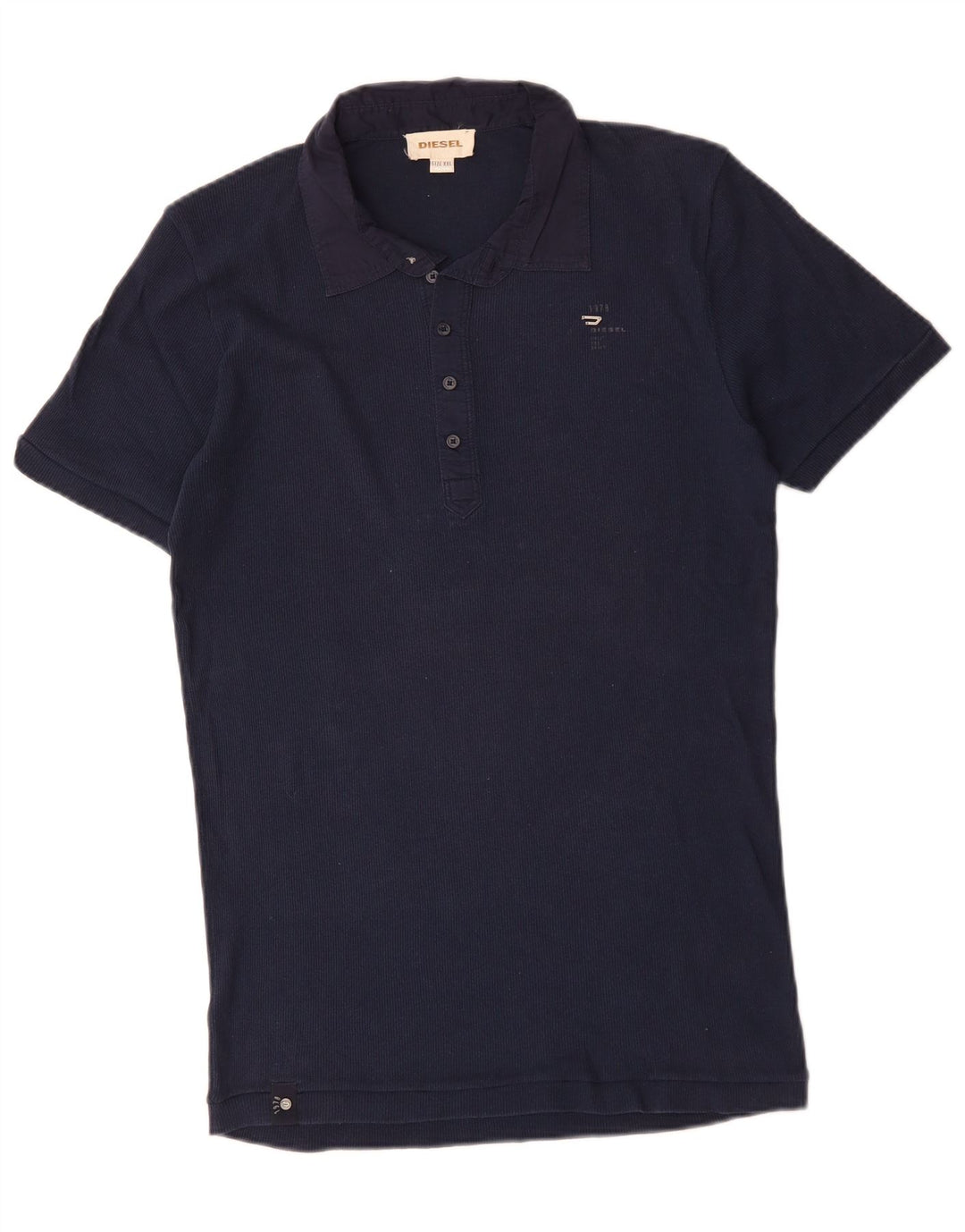 Tricou polo pentru bărbați DIESEL 2XL bleumarin